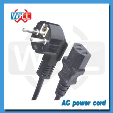 Eu 2 Pin Plug 220v Power Cord with IEC C13